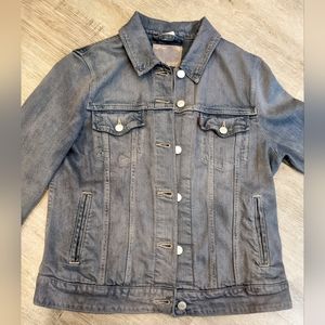 Levi's Vintage Unique Grey Blue Wash Denim Trucker Jacket
